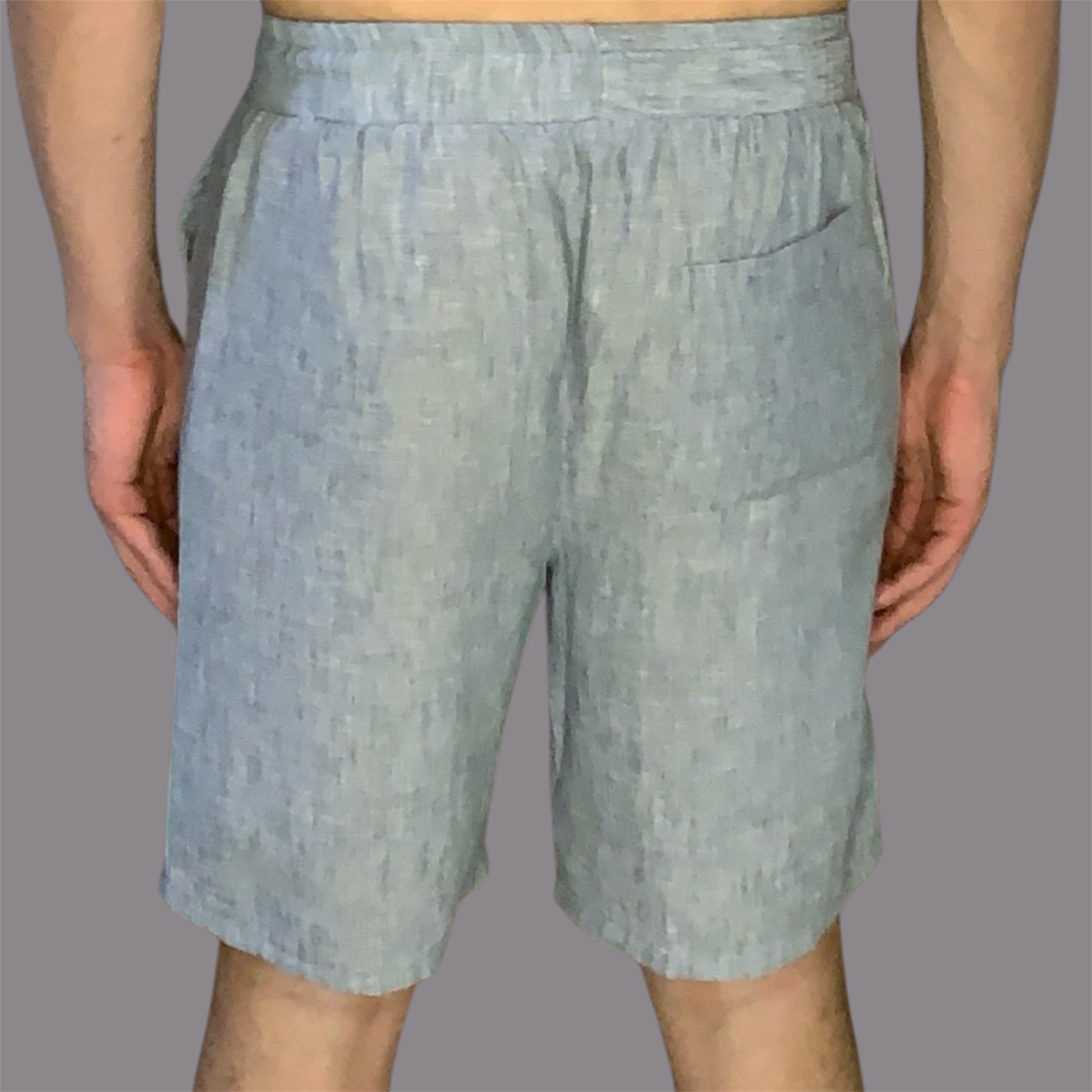 Gray Shorts 100% Linen